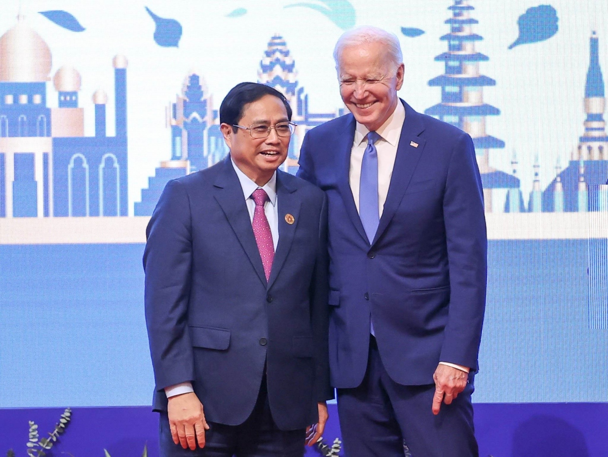 Thủ tướng Phạm Minh Chính gặp Tổng thống Hoa Kỳ John Biden - Ảnh 1.