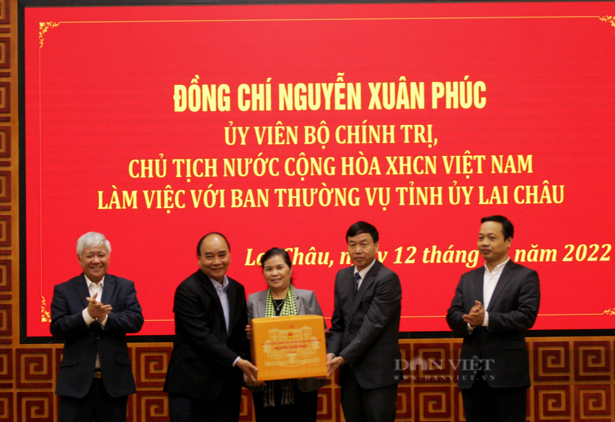 Chủ tịch nước Nguyễn Xuân Phúc làm việc với Ban Thường vụ Tỉnh ủy Lai Châu - Ảnh 6.