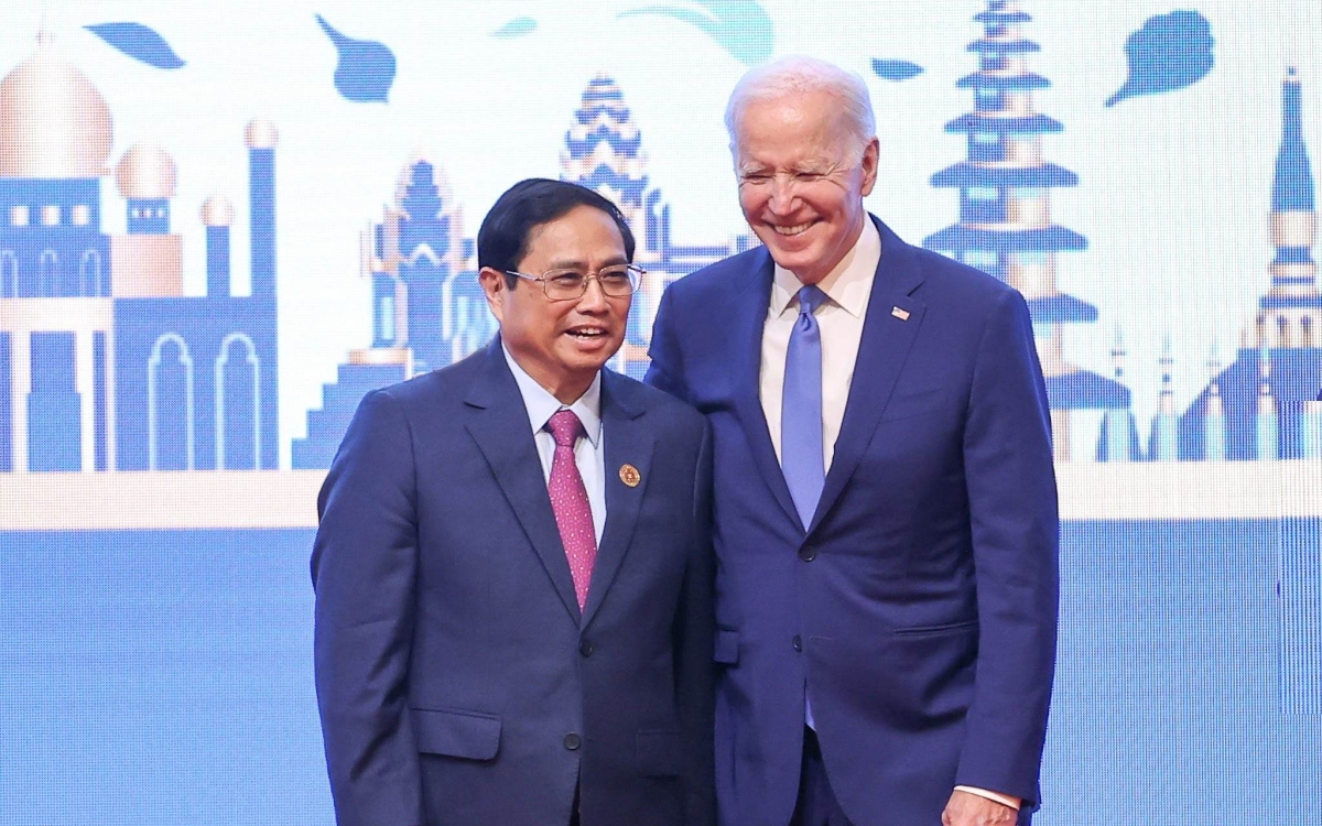 Thủ tướng Phạm Minh Chính gặp Tổng thống Hoa Kỳ John Biden