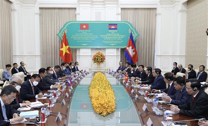 Thủ tướng Phạm Minh Chính kết thúc tốt đẹp chuyến công tác tại Campuchia - Ảnh 2.