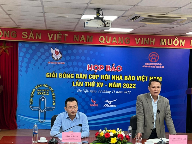 120 triệu đồng tiền thưởng giải bóng bàn Hội Nhà báo Việt Nam 2022 - Ảnh 1.