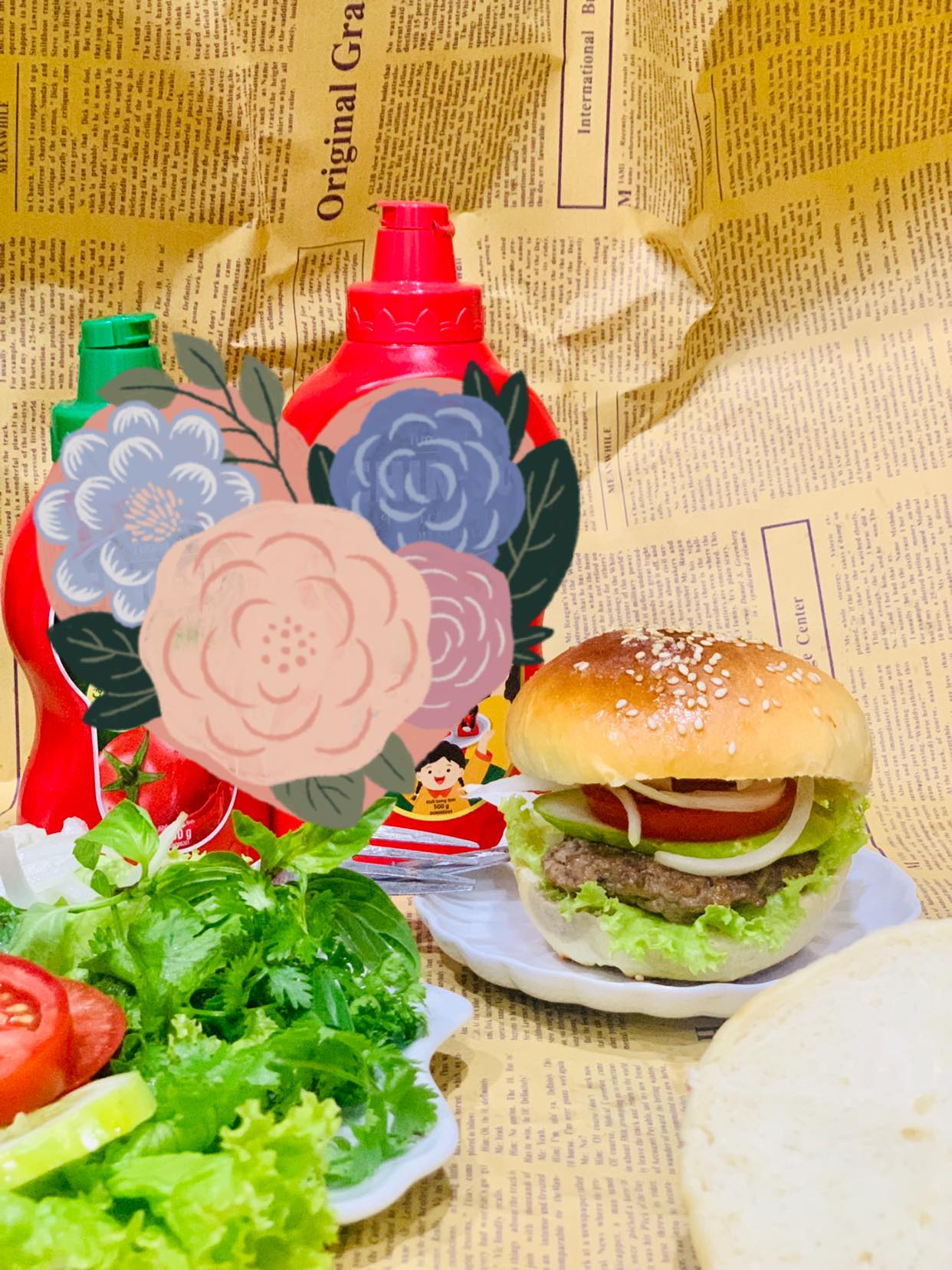 Tự làm bánh Hamburger từ A đến Z, thơm ngon như ngoài hàng - Ảnh 7.