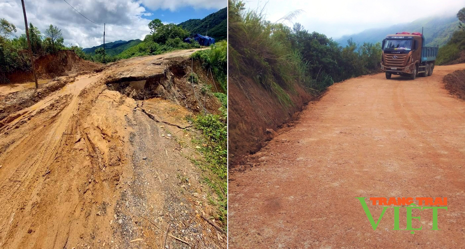 Điện Biên: Huyện nghèo khắc phục hàng trăm điểm sạt lở do mưa lũ - Ảnh 1.