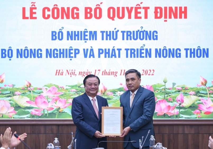 Công bố quyết định bổ nhiệm Thứ trưởng Bộ Nông nghiệp và PTNT Nguyễn Quốc Trị - Ảnh 1.