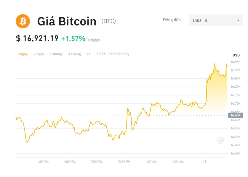 Giá Bitcoin hôm nay 18/11: Bitcoin đi ngang, Binance khởi động lại kế hoạch thâu tóm Voyager - Ảnh 1.