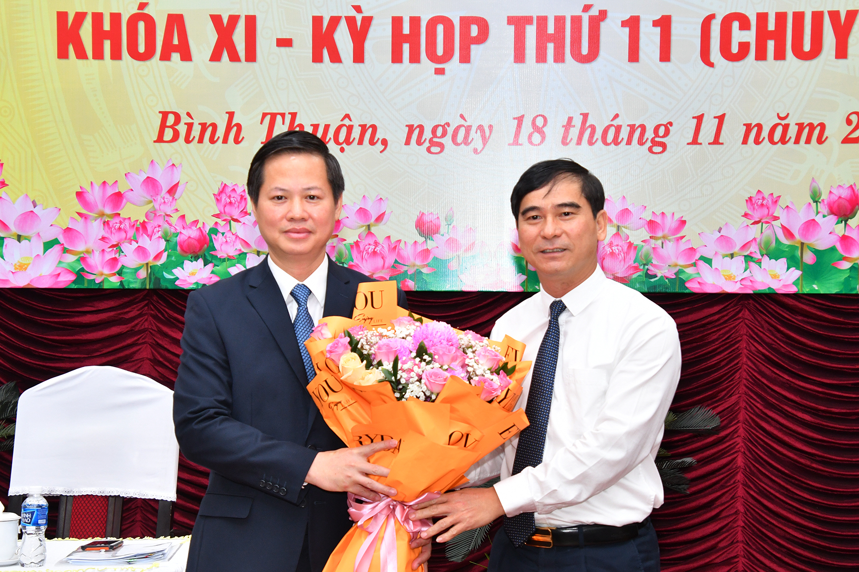 Tân Chủ tịch UBND tỉnh Bình Thuận hứa tháo gỡ khó khăn, vướng mắc cho người dân và doanh nghiệp - Ảnh 1.