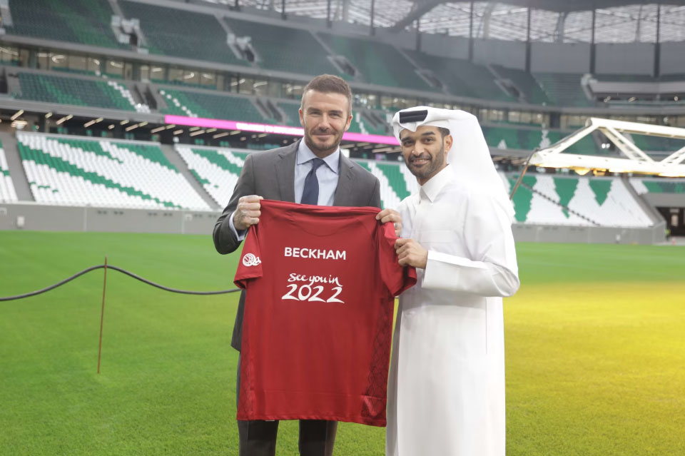 Bị chỉ trích vì kiếm được 150 triệu bảng tại Qatar, Beckham lập tức lên tiếng - Ảnh 1.