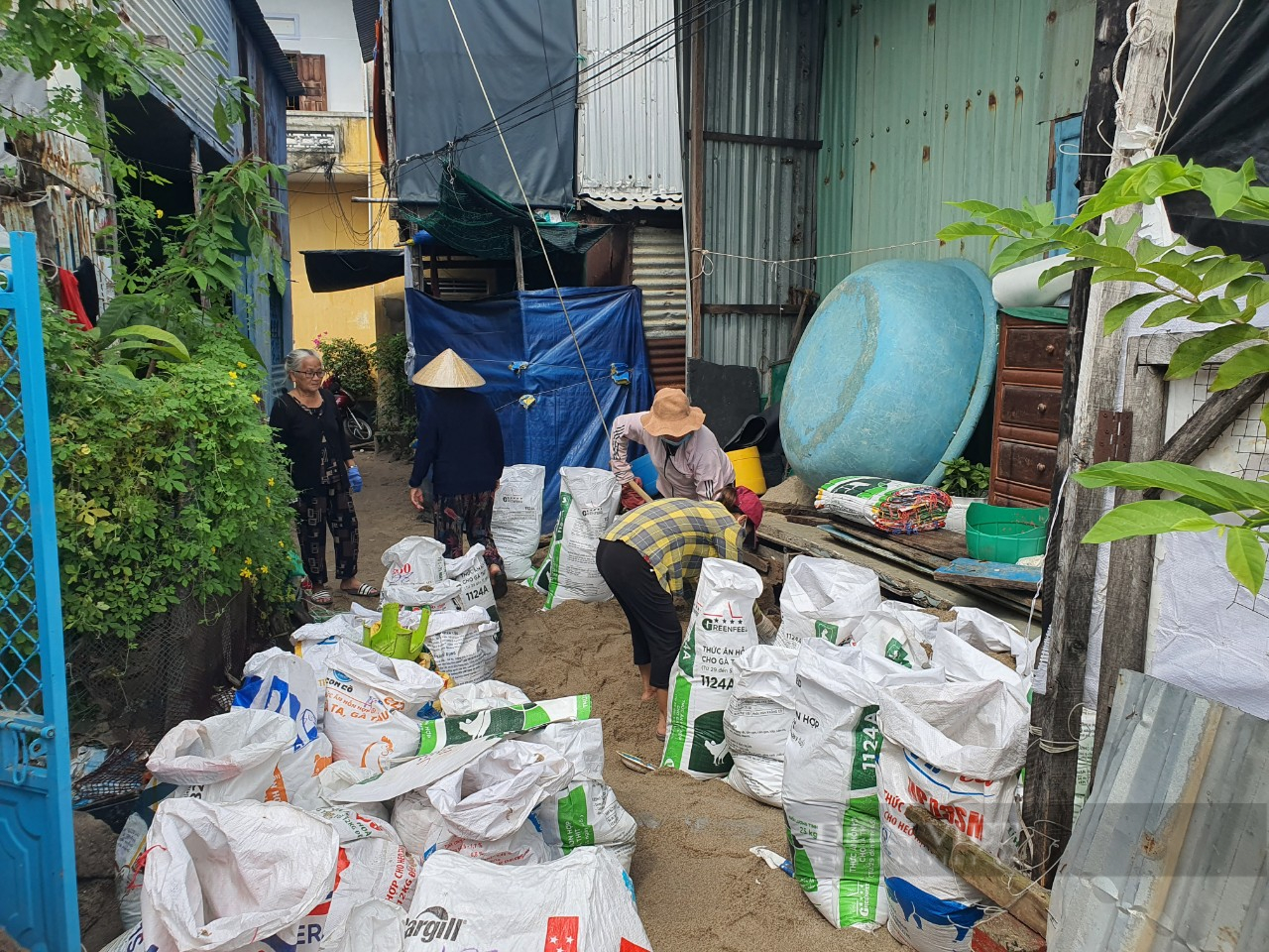 Nha Trang: Hàng chục hộ dân Cồn Nhất Trí nơm nớp lo âu sóng đánh sập nhà - Ảnh 2.