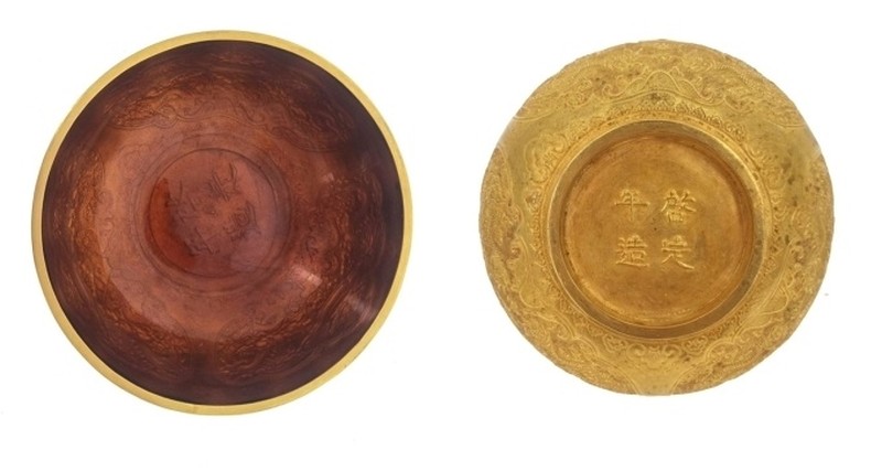 Ẩn số về chiếc bát vàng giá 17 tỷ đồng của vua Khải Định - Ảnh 2.