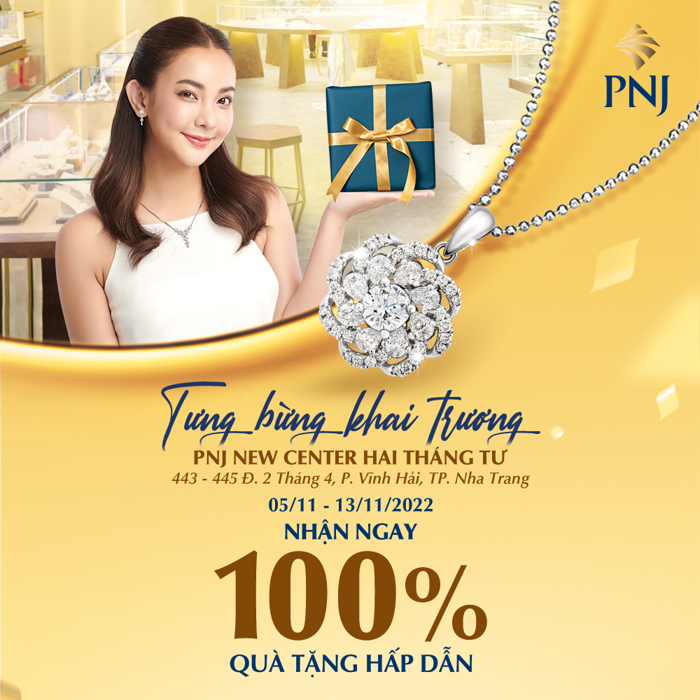 100% nhận quà cho hóa đơn từ 15 triệu trở lên trong dịp khai trương PNJ New Center Hai Tháng Tư - Ảnh 1.