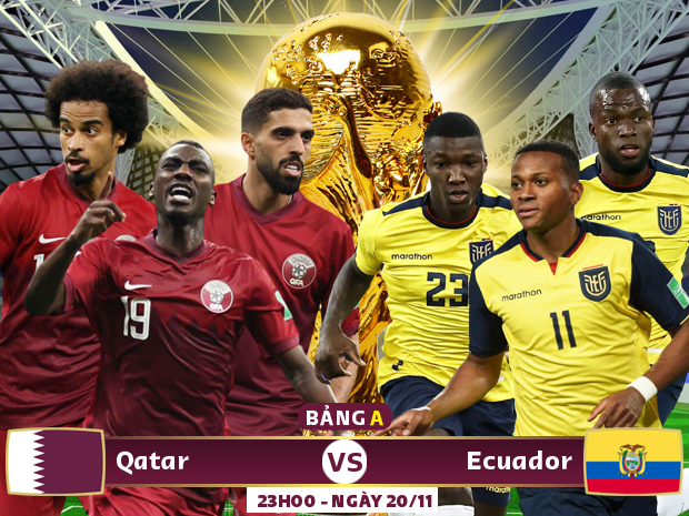 VTV Cần Thơ, VTV2 trực tiếp Qatar vs Ecuador, bảng A World Cup 2022 - Ảnh 1.