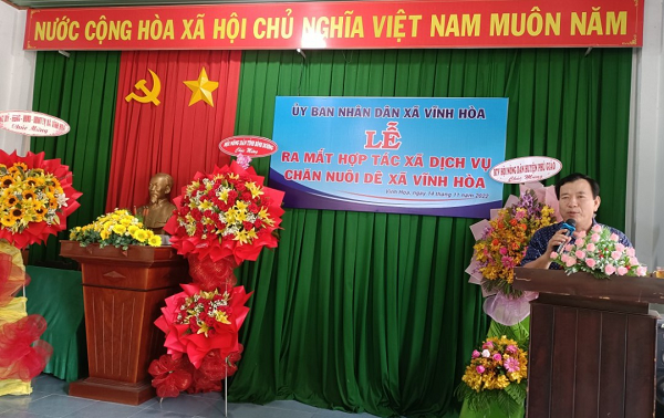 Bình Dương: Ra mắt HTX dịch vụ-chăn nuôi dê ở xã Vĩnh Hòa, huyện Phú Giáo - Ảnh 2.