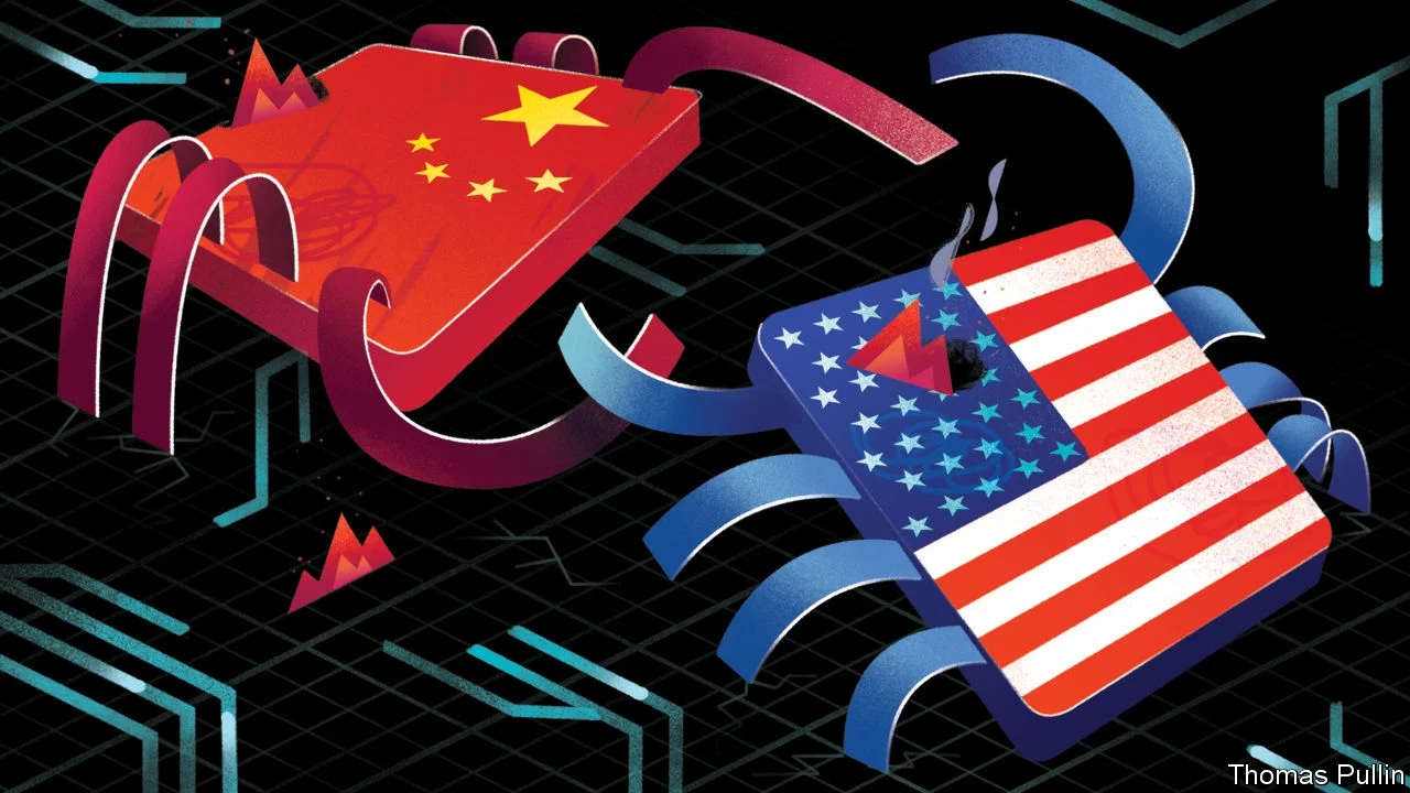 Mỹ phải tránh biến cuộc chiến chip Trung Quốc thành chiến tranh nóng. Ảnh: @AFP.