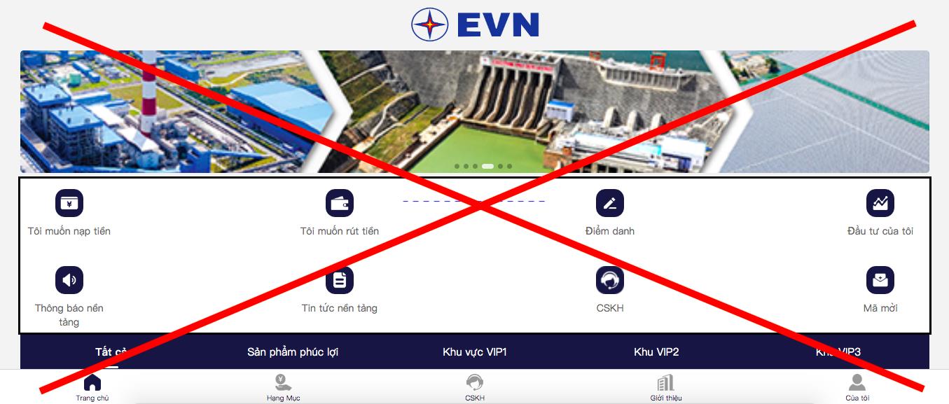 EVN tiếp tục cảnh báo tình trạng web giả mạo thương hiệu EVN - Ảnh 1.
