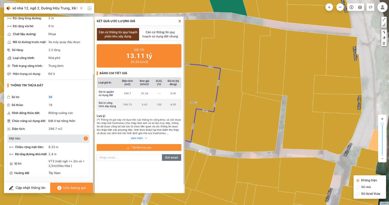 Chính xác - nhanh gọn - miễn phí như tra cứu giá nhà đất trên Cenhomes.vn - Ảnh 2.