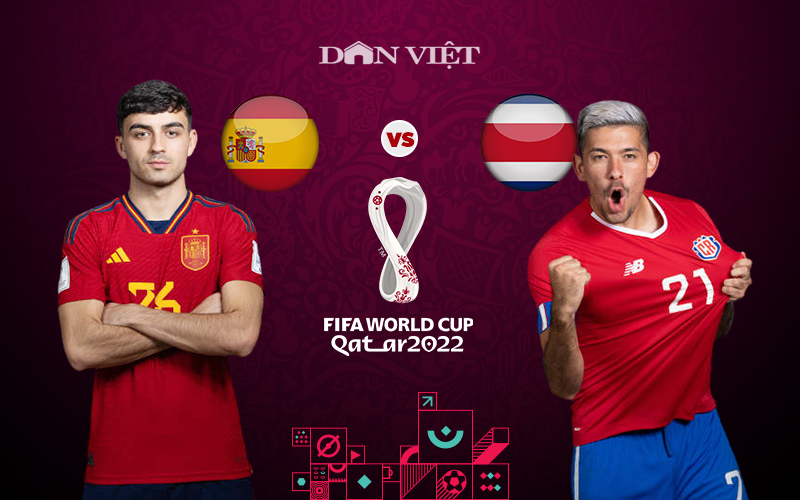 Info thống kê Tây Ban Nha vs Costa Rica (23h00 ngày 23/11, bảng E, World Cup 2022): "Bò tót" đi dạo