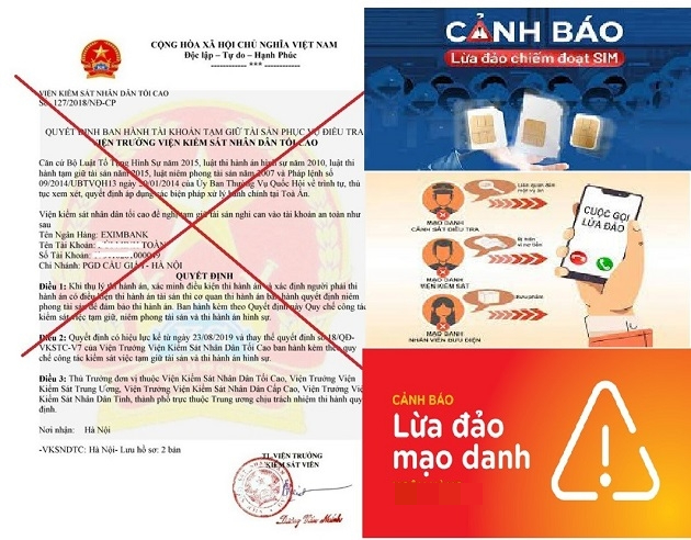 Bộ Công an cảnh báo tội phạm lừa đảo giả danh cán bộ tư pháp - Ảnh 1.