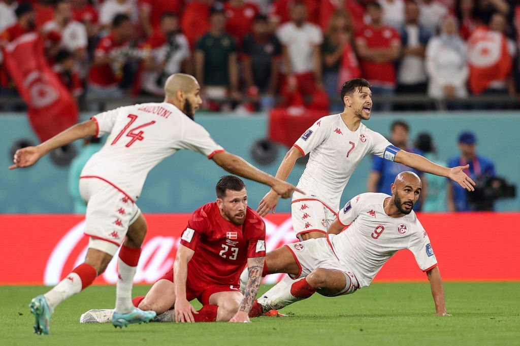 Chùm ảnh: Tunisia xuất sắc cầm hoà Đan Mạch ở trận mở màn bảng D World Cup 2022 - Ảnh 11.