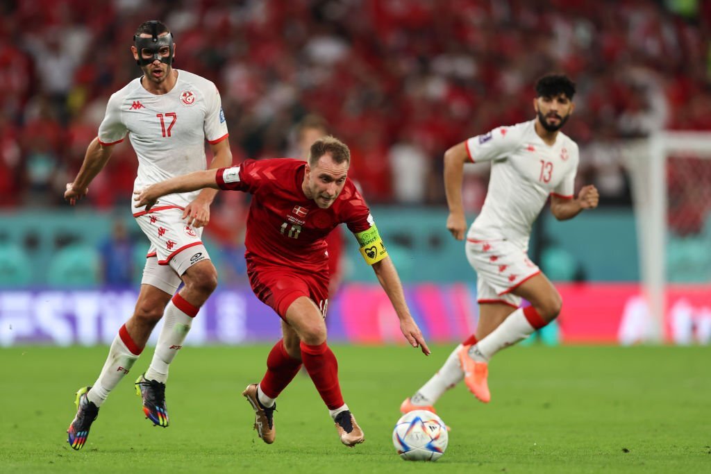 Chùm ảnh: Tunisia xuất sắc cầm hoà Đan Mạch ở trận mở màn bảng D World Cup 2022 - Ảnh 13.