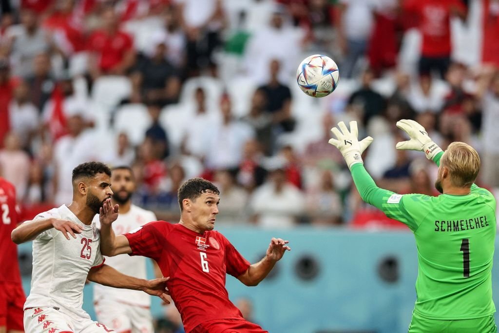 Chùm ảnh: Tunisia xuất sắc cầm hoà Đan Mạch ở trận mở màn bảng D World Cup 2022 - Ảnh 4.