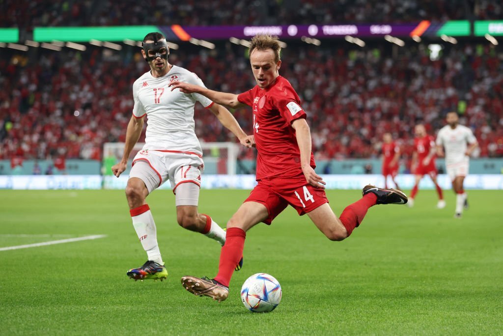 Chùm ảnh: Tunisia xuất sắc cầm hoà Đan Mạch ở trận mở màn bảng D World Cup 2022 - Ảnh 7.