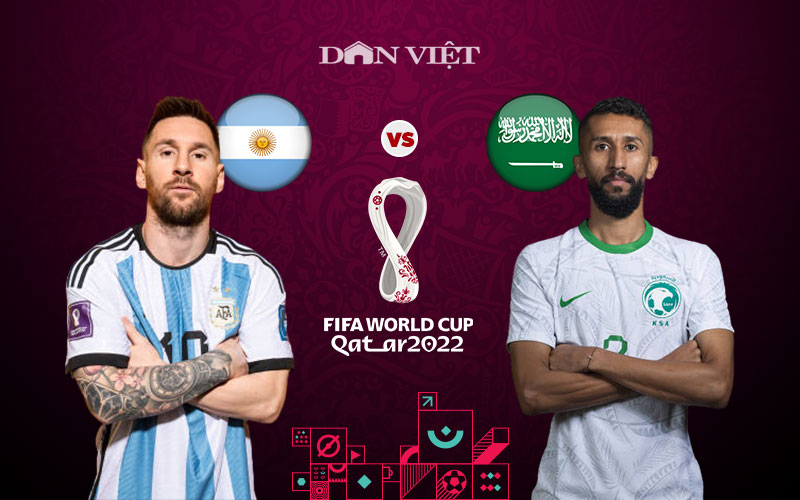Argentina khó ghi bàn vào lưới Ả rập Xê út trong hiệp 1