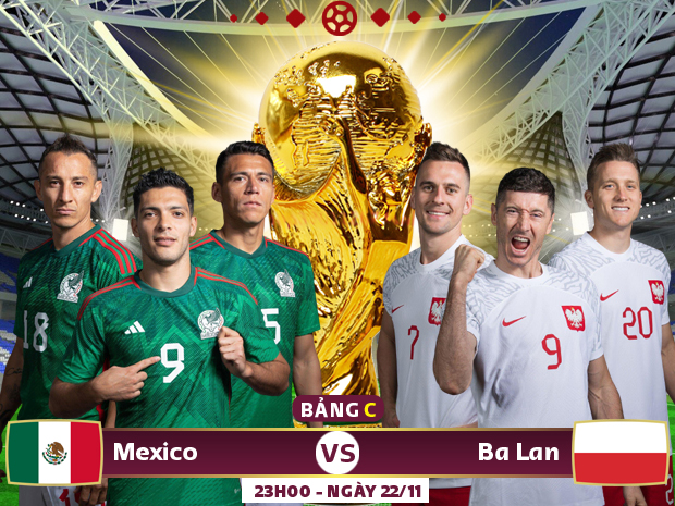 VTV Cần Thơ, VTV2 trực tiếp Mexico vs Ba Lan, bảng C World Cup 2022 - Ảnh 1.