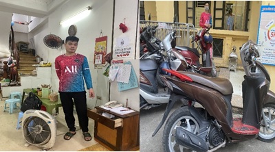 &quot;Nuôi ong tay áo&quot;, chủ quán ăn ở Hà Nội bị nhân viên &quot;thuổng&quot; mất 2 xe máy - Ảnh 1.