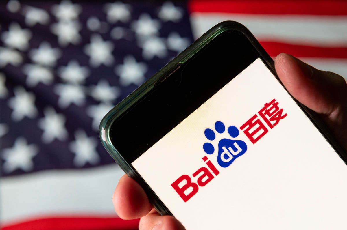 Được biết, Baidu vừa mang lại mức tăng doanh thu bất ngờ trong quý thứ ba, với doanh thu tăng lên 32,5 tỷ nhân dân tệ (4,6 tỷ USD), đánh bại dự đoán của các nhà phân tích là 31,8 tỷ nhân dân tệ.  Ảnh: @AFP.