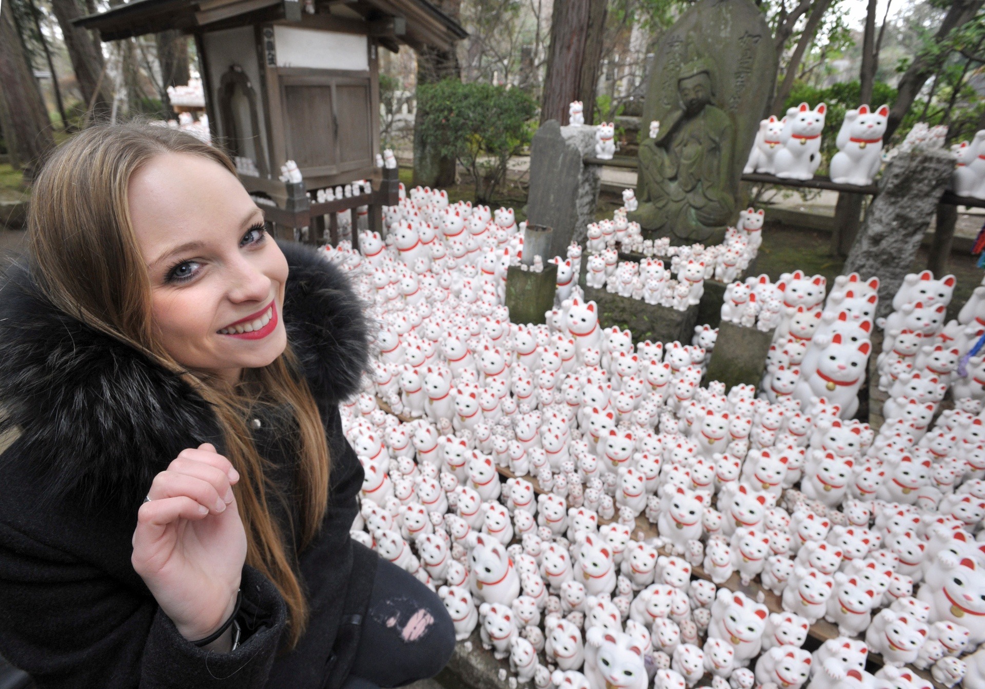 Ngôi đền có hàng nghìn tượng mèo vẫy tay ở Nhật Bản - Ảnh 6.