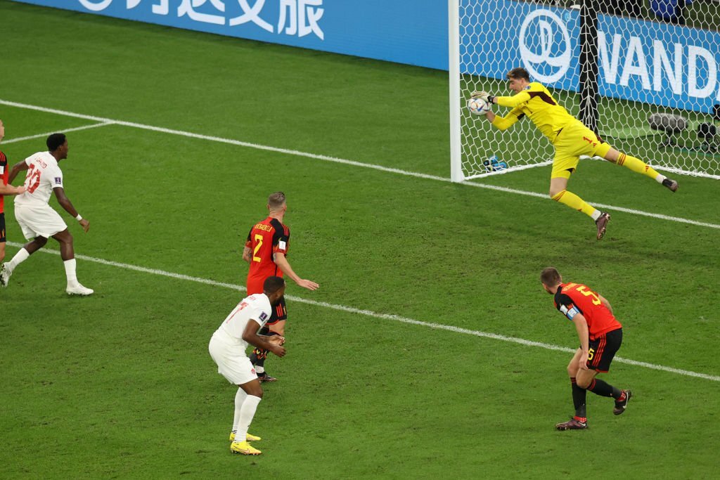 Chùm ảnh: Thibaut Courtois toả sáng, Bỉ thắng “toát mồ hôi” trước Canada - Ảnh 14.