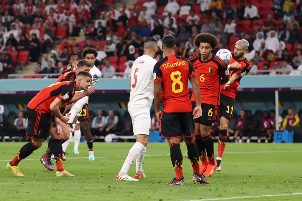 Chùm ảnh: Thibaut Courtois toả sáng, Bỉ thắng “toát mồ hôi” trước Canada - Ảnh 2.