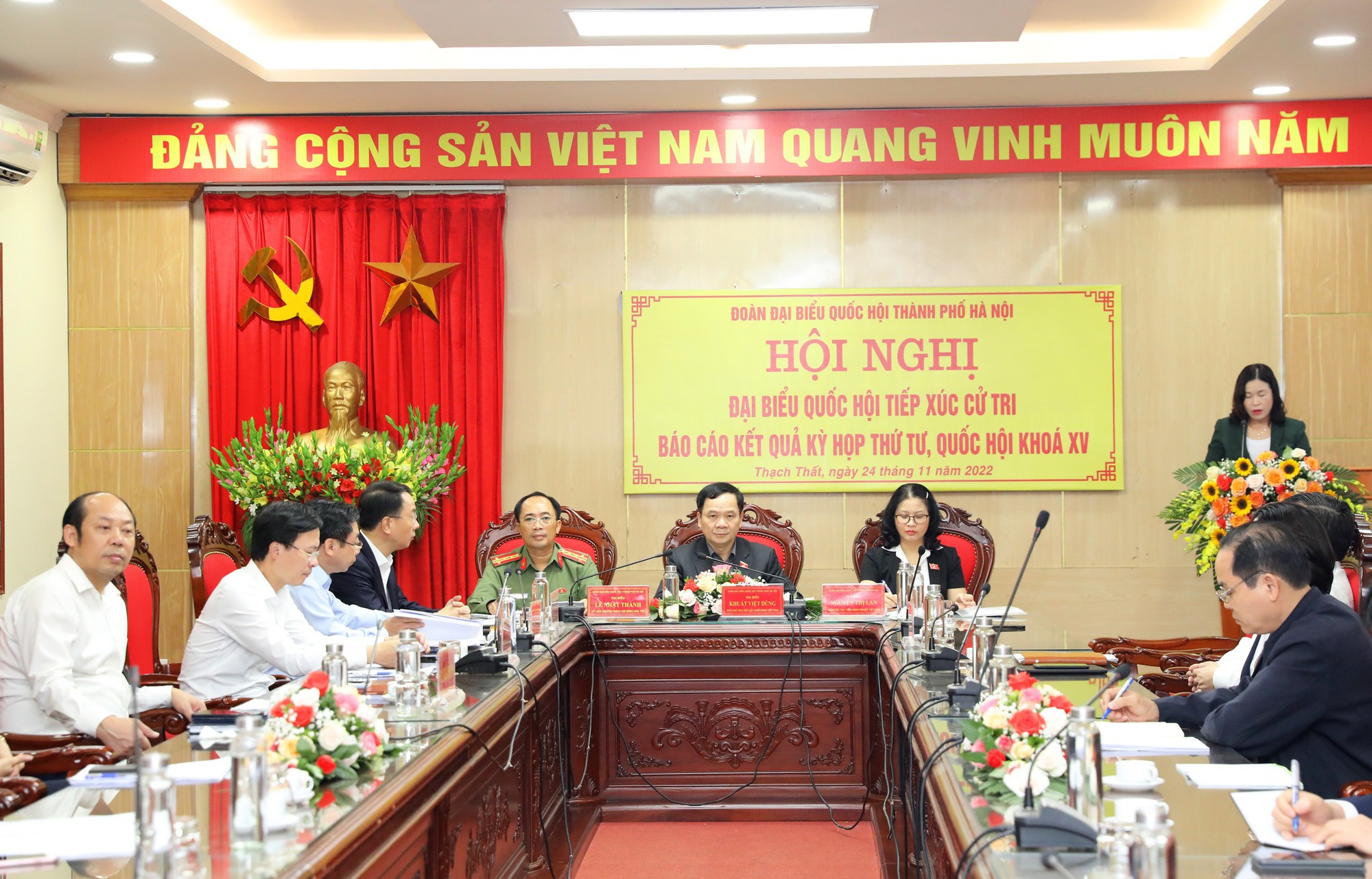 Cử tri ngoại thành Hà Nội mong được cấp nước sạch, khắc phục tình trạng ô nhiễm môi trường - Ảnh 1.