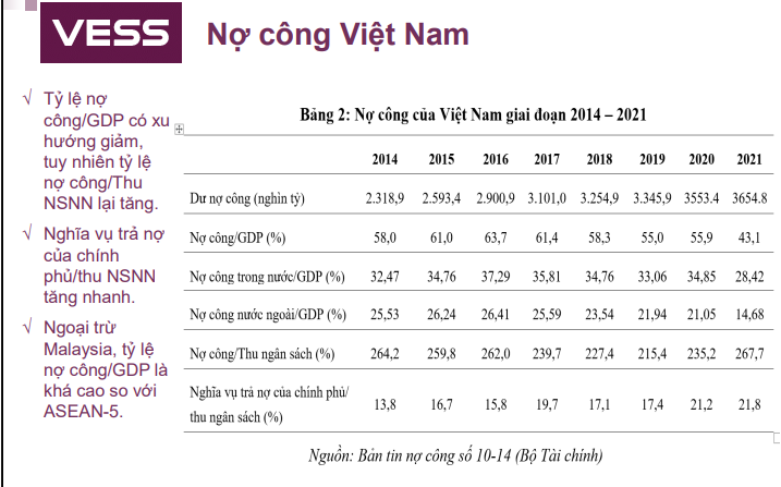 Gánh nặng nợ công có thể gây bất ổn cho nền kinh tế Việt Nam trong thập niên tới - Ảnh 3.
