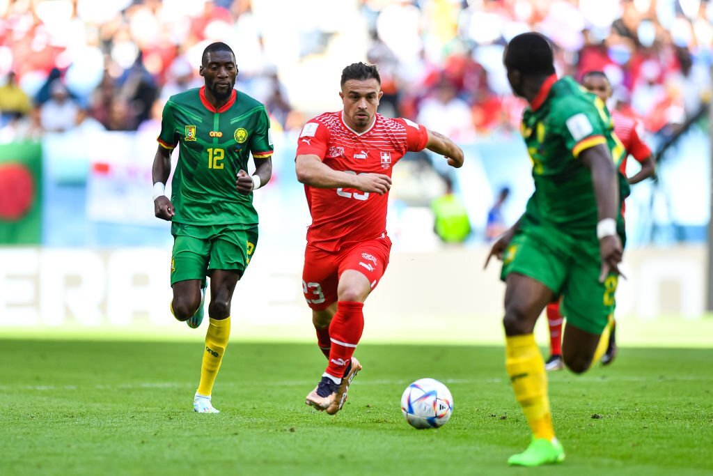 Chùm ảnh Thụy Sĩ vs Cameroon - Ảnh 1.