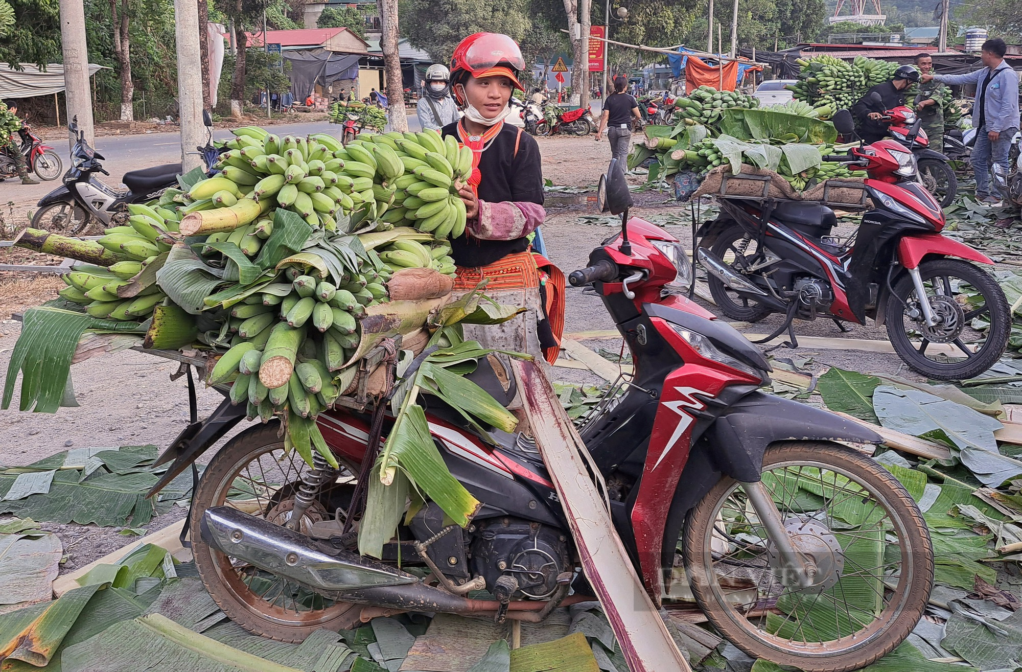 Tấp nập chợ chuối vùng cao Lai Châu - Ảnh 4.