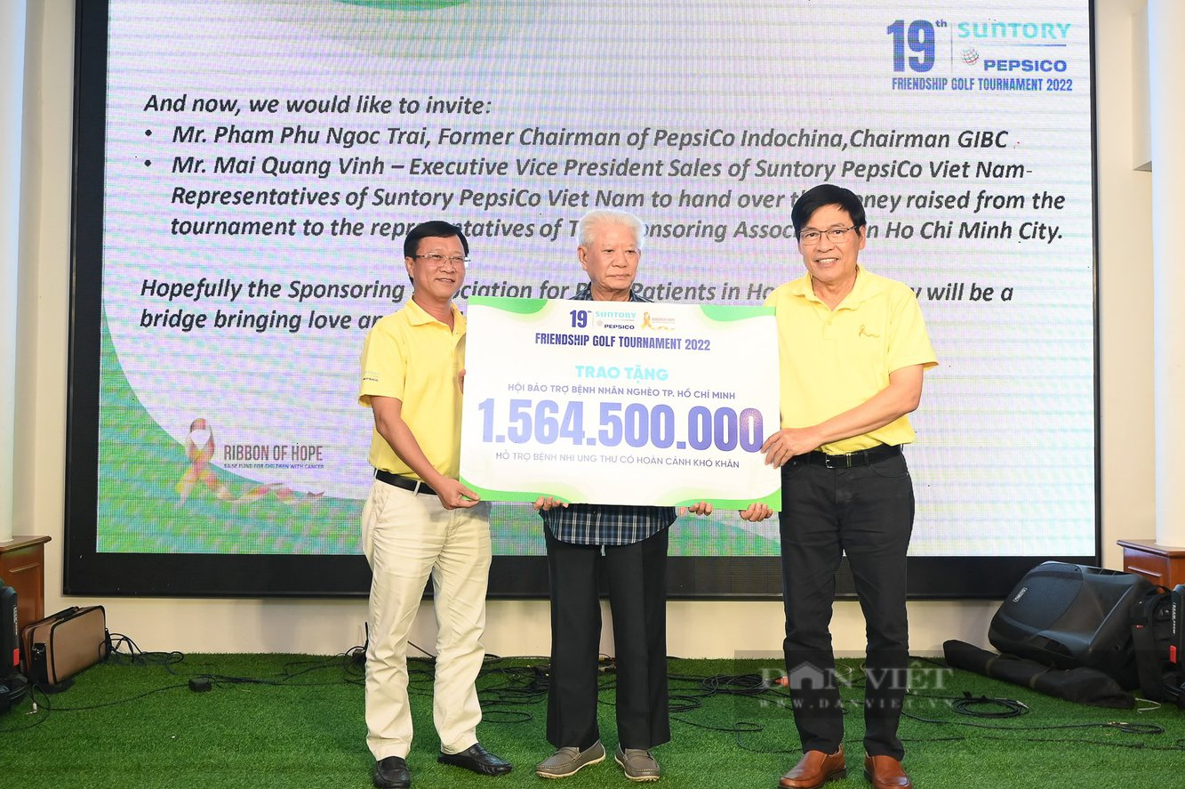 Giải golf hữu nghị Suntory PepsiCo: quyên góp hơn 1,5 tỷ cho bệnh nhi ung thư TP.HCM - Ảnh 2.