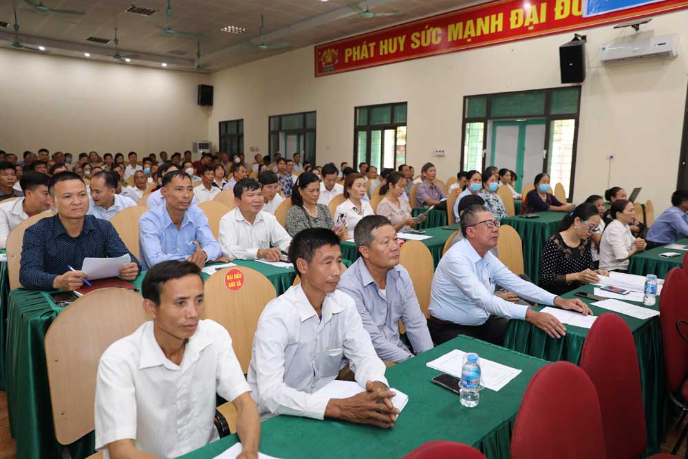 Hội Nông dân Việt Nam tổ chức đối thoại với nông dân Bắc Giang về chính sách bảo hiểm xã hội - Ảnh 2.