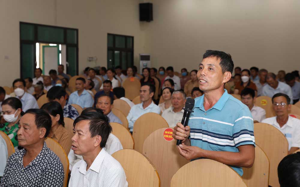 Hội Nông dân Việt Nam tổ chức đối thoại với nông dân Bắc Giang về chính sách bảo hiểm xã hội - Ảnh 3.