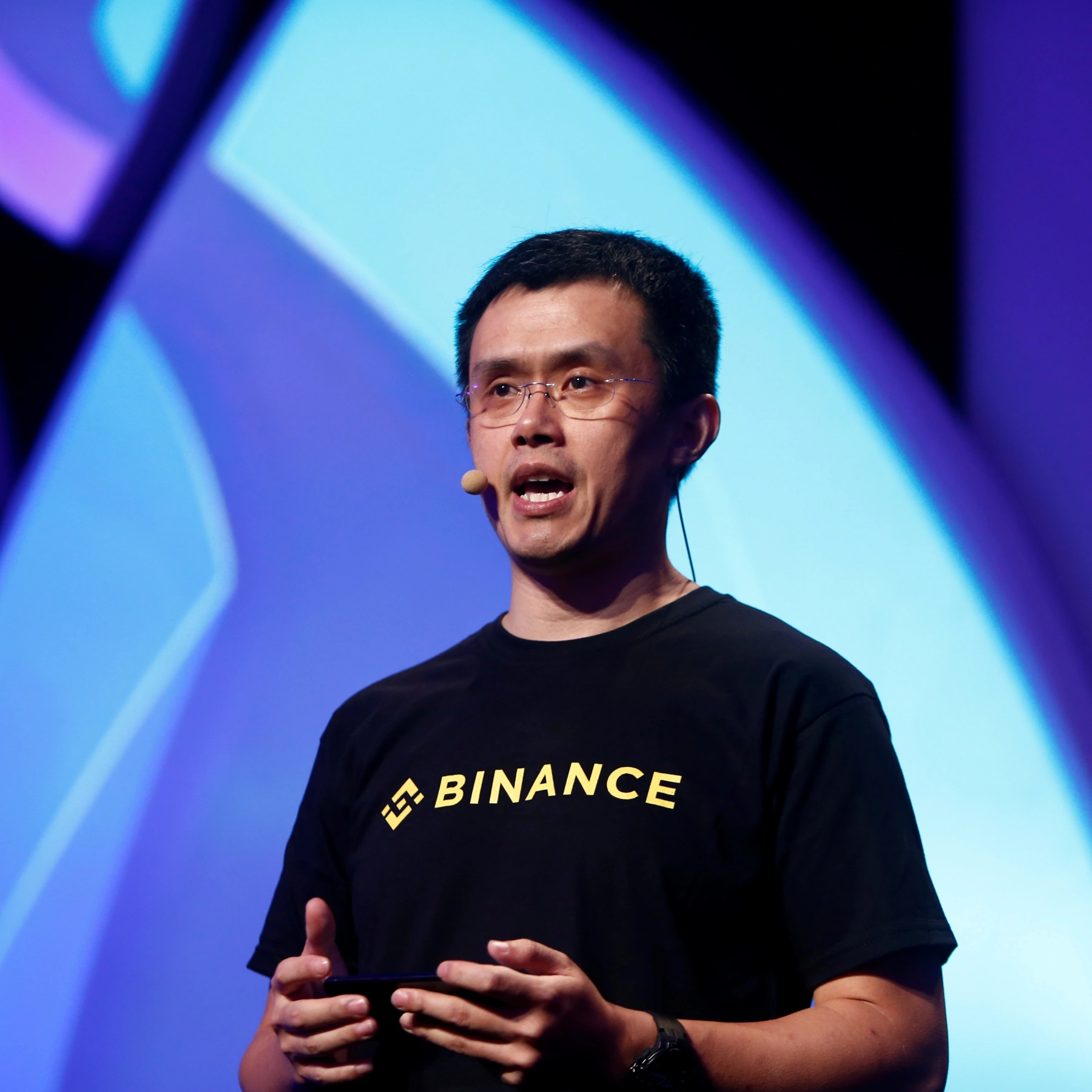 Changpeng Zhao là người sáng lập và CEO của Binance, sàn giao dịch tiền điện tử lớn nhất thế giới. Ảnh:  @AFP.