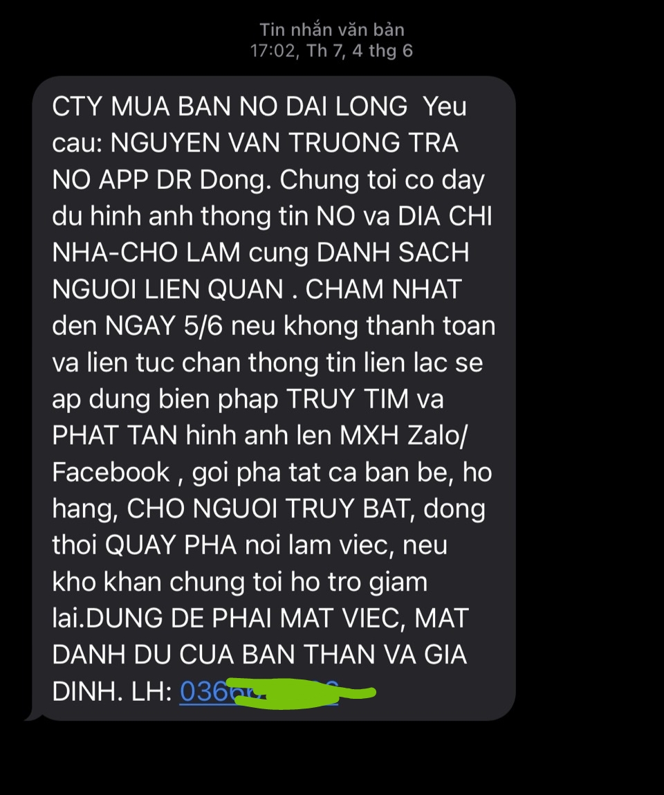 Bị khủng bố đòi nợ và bị nợ xấu dù không hề vay vốn - Ảnh 3.