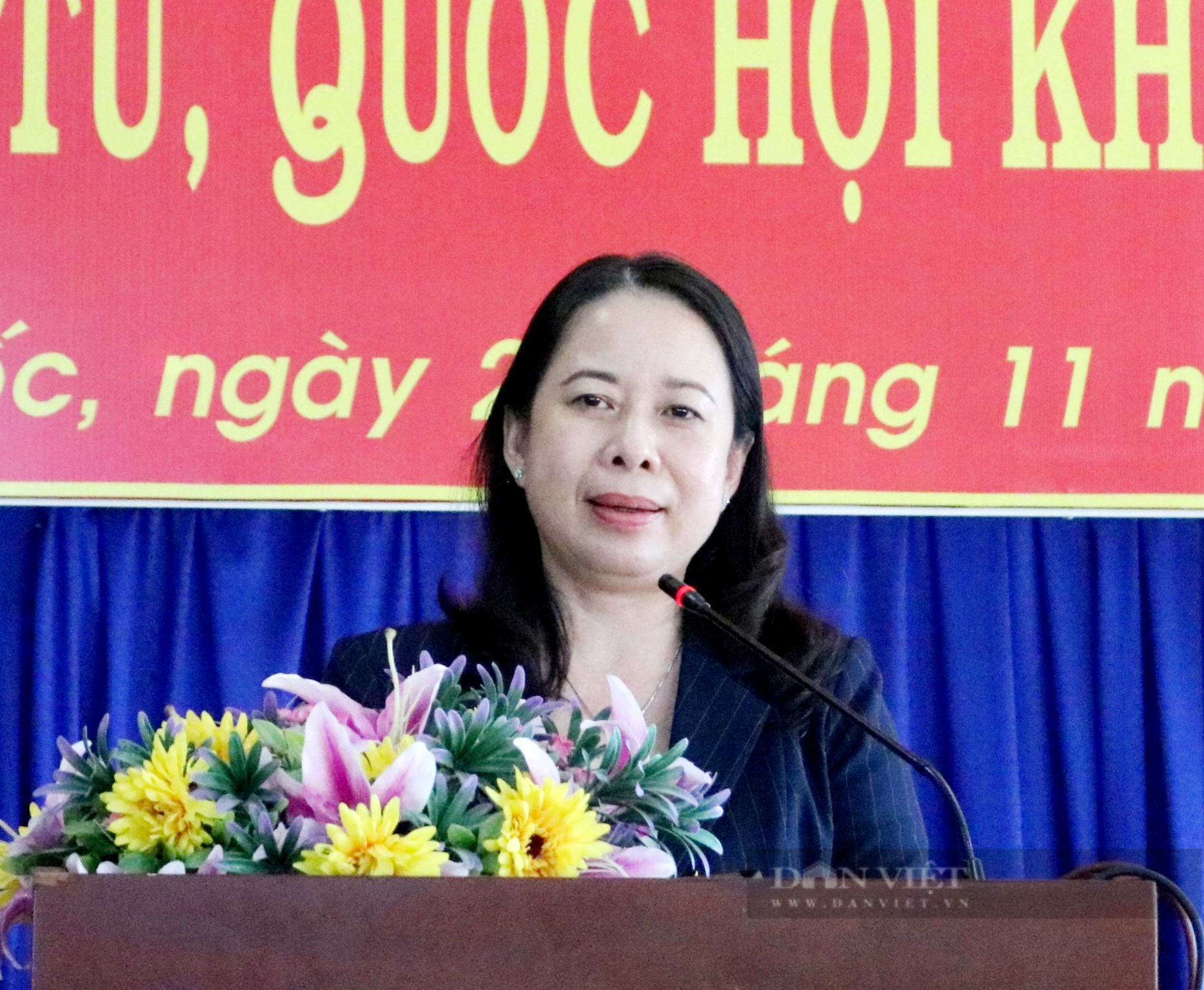 Phó Chủ tịch nước Võ Thị Ánh Xuân tiếp xúc cử tri tại TP. Châu Đốc, An Giang - Ảnh 1.