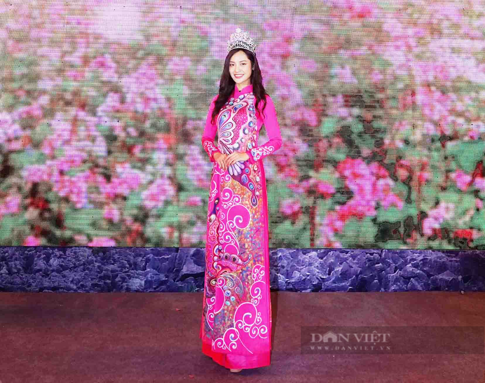 Hoa hậu Nông Thúy Hằng rạng rỡ tại Lễ hội hoa Tam Giác Mạch 2022  - Ảnh 3.
