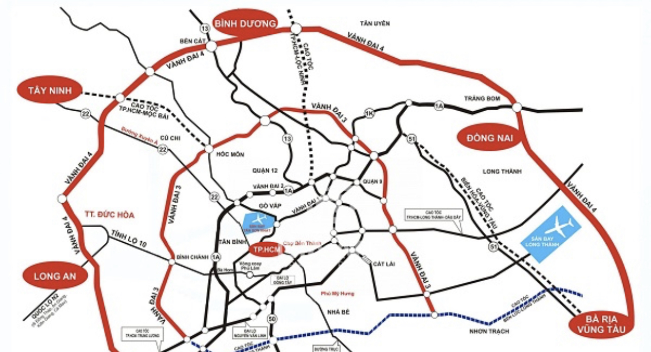 Ưu tiên kêu gọi đầu tư đường Vành đai 4 - TP.HCM kết nối nhiều tỉnh phía Nam - Ảnh 2.