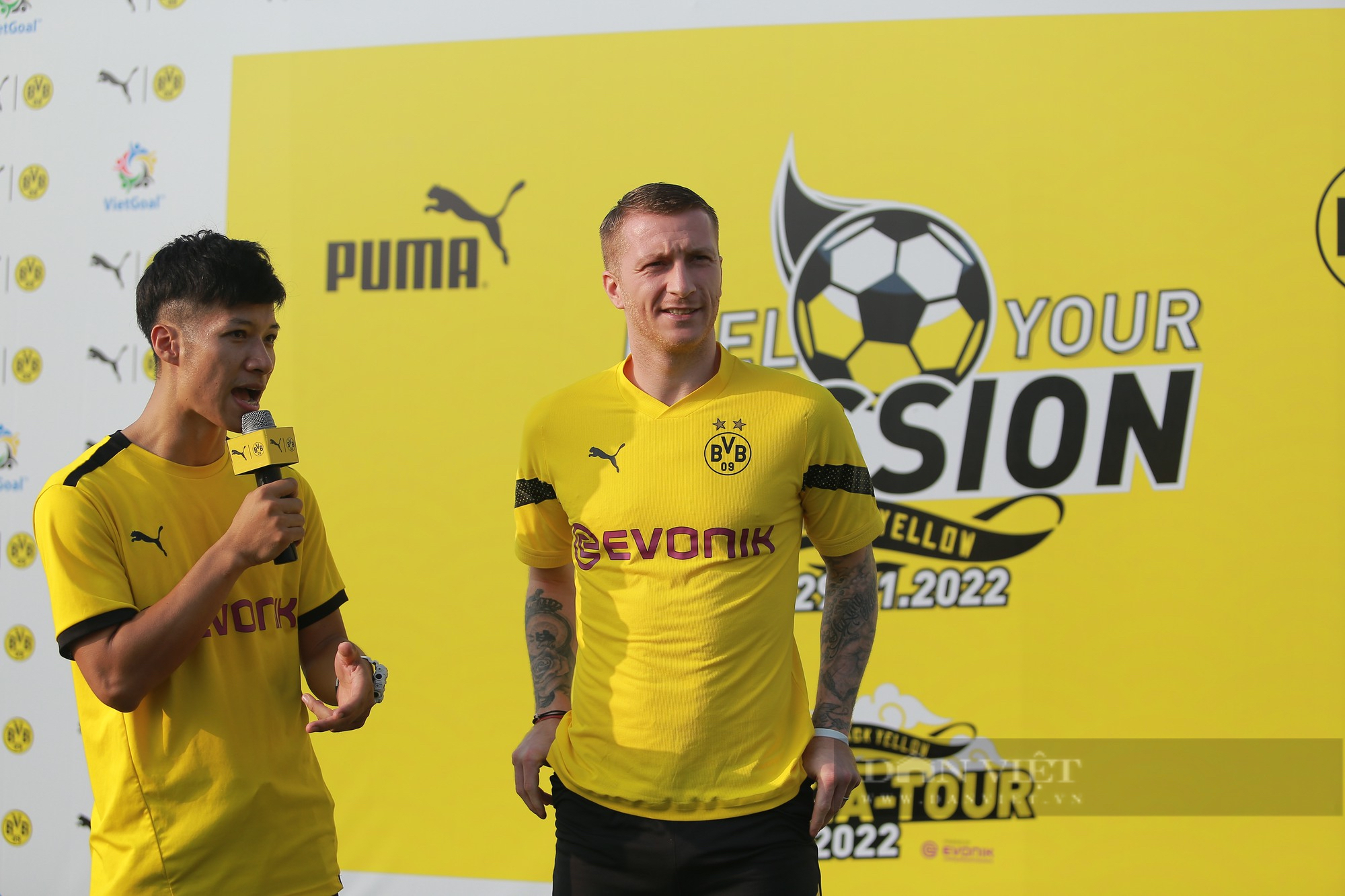 Marco Reus giao lưu cùng cầu thủ nhí Việt Nam - Ảnh 9.