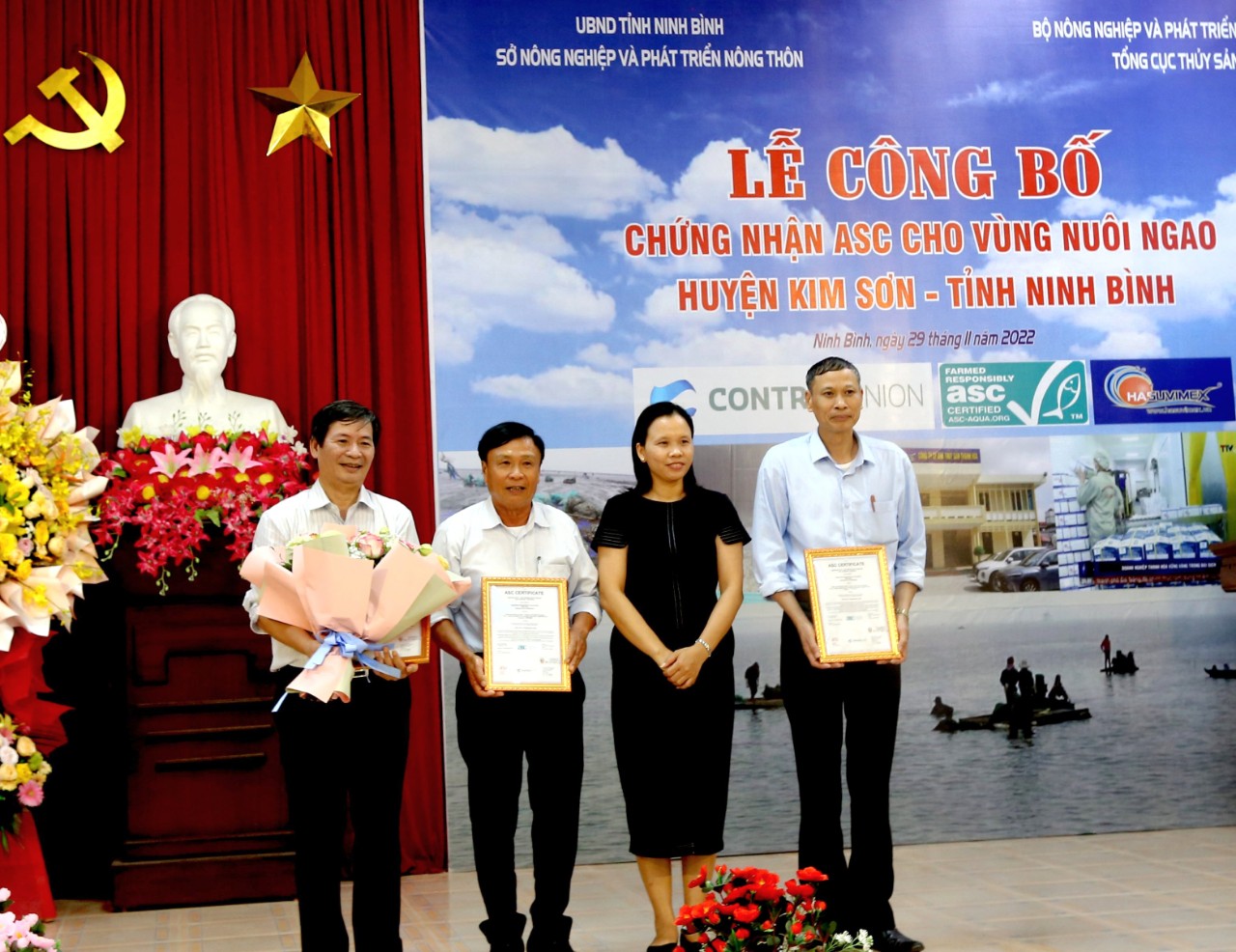 Ninh Bình: Cấp chứng nhận ASC vùng nuôi ngao Kim Sơn - Ảnh 4.