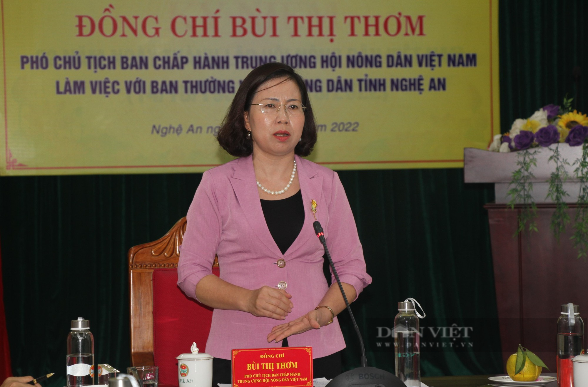 Phó Chủ tịch T.Ư Hội NDVN Bùi Thị Thơm: Thay đổi tư duy sẽ giúp nông dân Nghệ An nâng cao thu nhập - Ảnh 6.