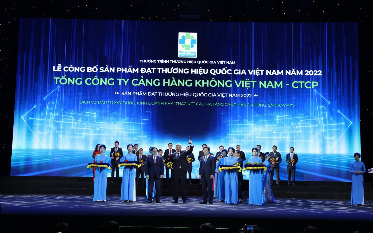 ACV nhận danh hiệu sản phẩm đạt Thương hiệu quốc gia Việt Nam năm 2022