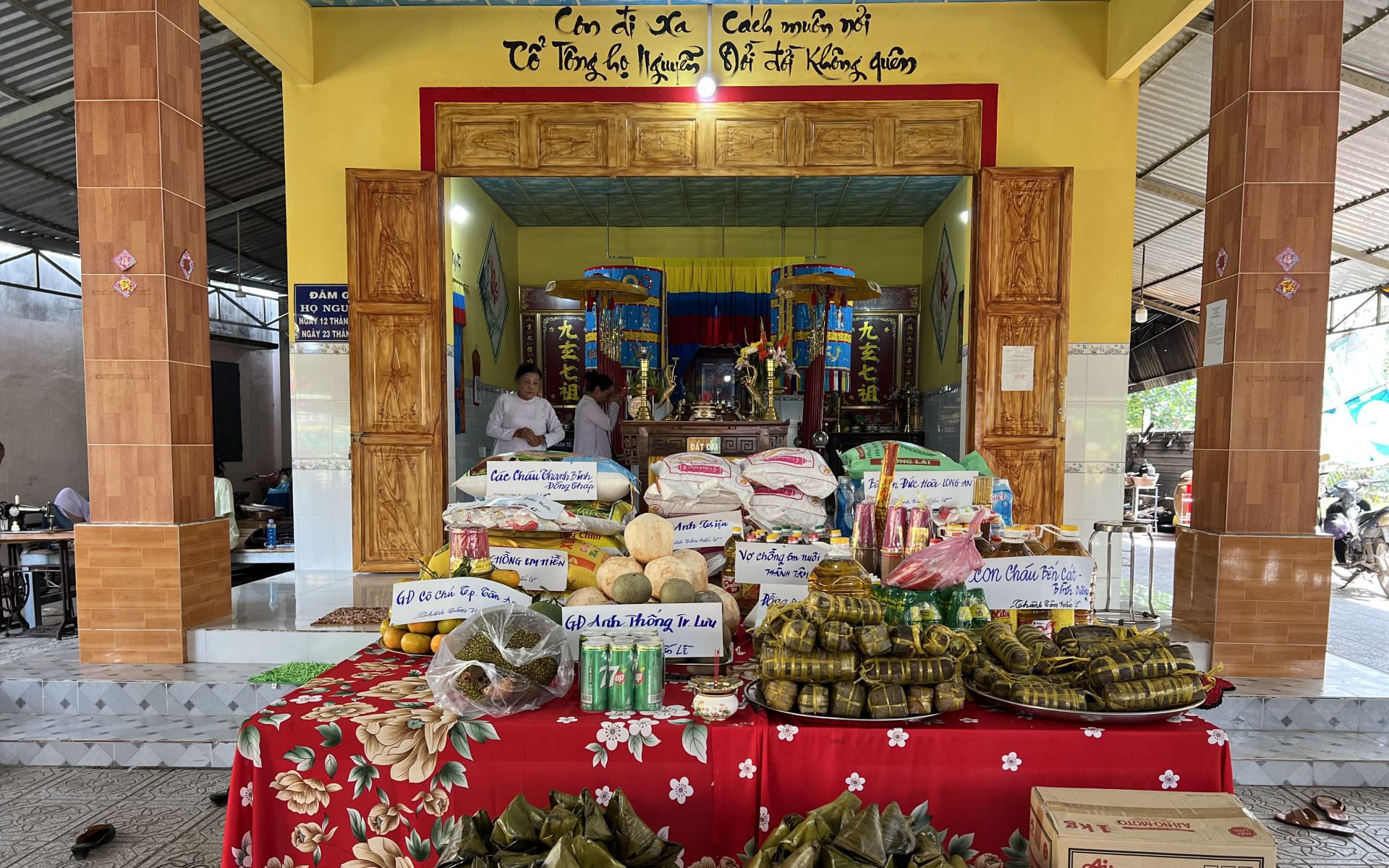 Dòng họ Nguyễn ở Hòa Thành của Tây Ninh ngày giỗ họ có tới 62 món chay