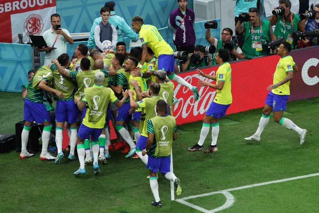 Chùm ảnh: Những pha ăn mừng bàn thắng ấn tượng nhất tại World Cup 2022 - Ảnh 13.